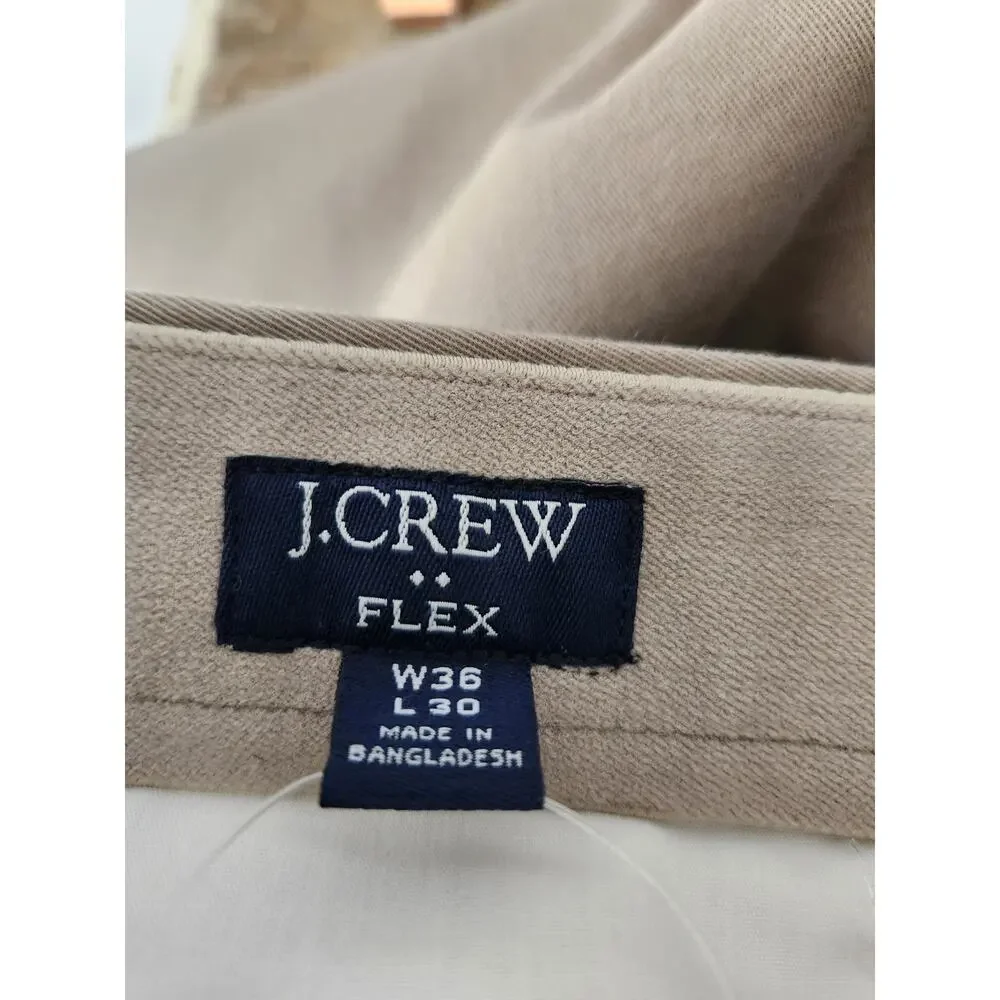 NWOT J. Crew Men's Slim-Fit TruTemp365® Chino Pant Green 36/30